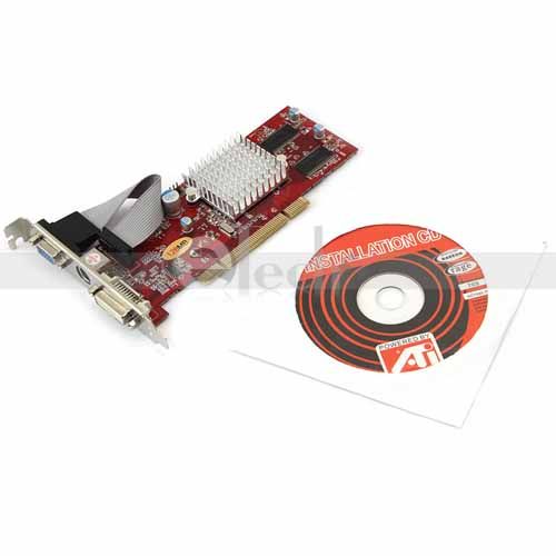 NEW ATI Radeon 9200 128 MB DDR 64 Bit PCI X Video Graphics Card VGA 