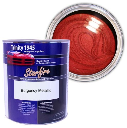 Gallon Burgundy Metallic Acrylic Lacquer Auto Paint  