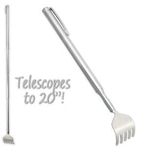   Telescoping Extendable Massage Metal Pocket Back Scratcher 6 20   NEW