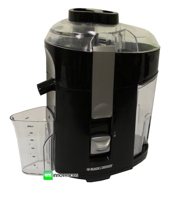 BLACK & DECKER JE2200B 400 Watt Fruit and Vegetable Juice Maker 