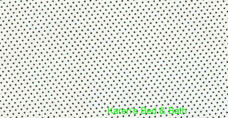 White & Black Polka Dot Custom Sewn Curtain Valance NEW  