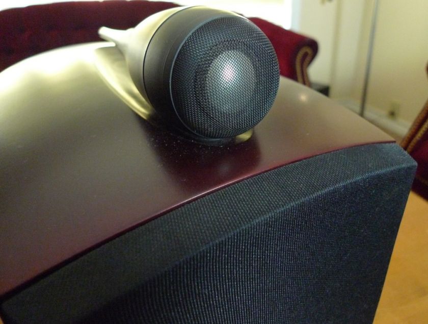 Bowers & Wilkins B&W Nautilus N805 Speakers  Red Cherry  Exc Cond 