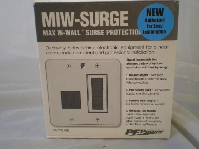    Furman Power MIW SURGE Max In Wall Surge Protection System  