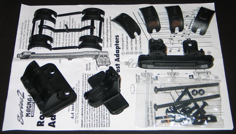 Magna Latch Gate Pool latch W/ Round Post Chainlink Kit  