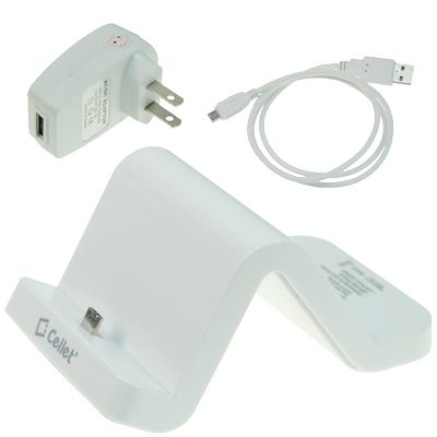 Cellet USB Cradle Stand Desktop Charger For Samsung Galaxy S II Epic 