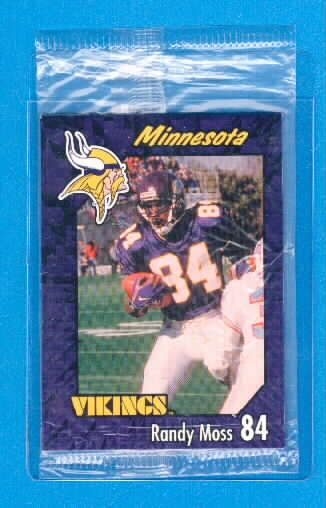 1999 Burger King MINNESOTA VIKINGS Unopened Packs  