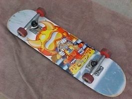 Childs Speed Deamon Skateboard, W/Trucks, Wheels & Deck Complete Kids 