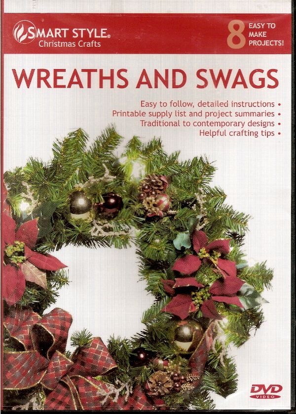 Christmas Arts & Crafts Projects WREATHS AND SWAGS DVD  