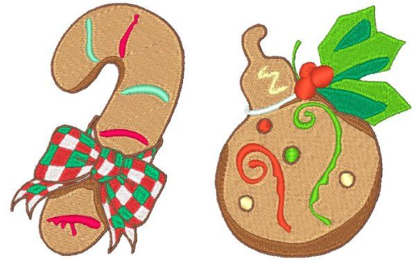 CHRISTMAS COOKIES  20 MACHINE EMBROIDERY DESIGNS (AzEB)  