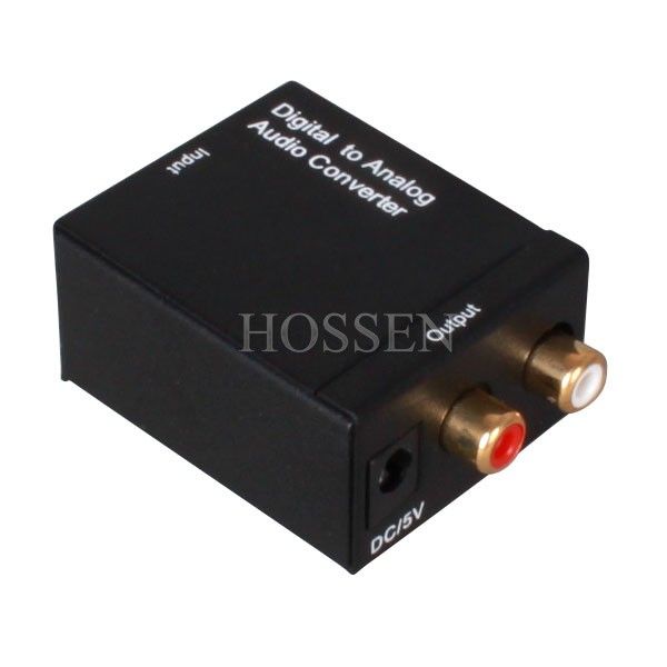   Optical Coax to Analog RCA Audio Converter Toslink Coaxial signal