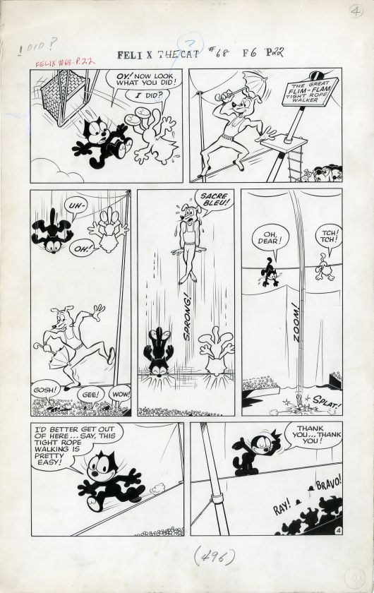 JOE ORIOLO   FELIX THE CAT #2 COMPLETE 15 PG STORY ART  