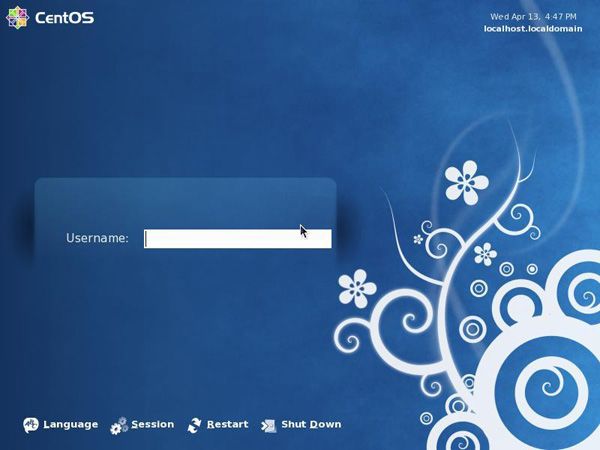 CentOS Gnome Desktop