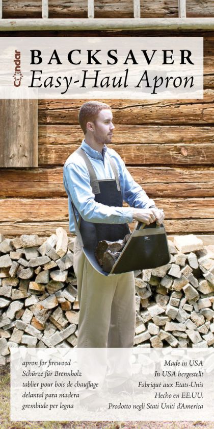 Backsaver Easy Haul Firewood Apron (9 10). A simple aid for 