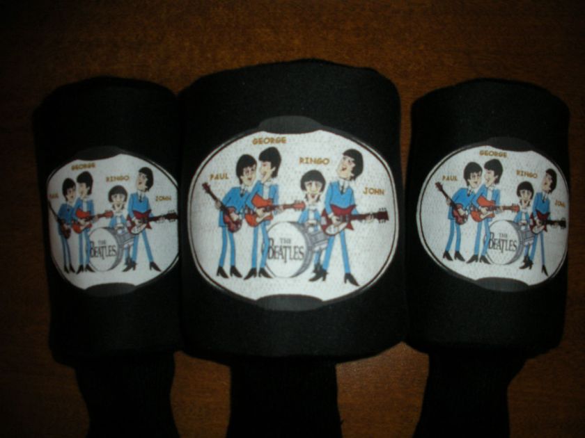   Band John Paul George Ringo GOLF CLUB HEADCOVERS (set of 3)  