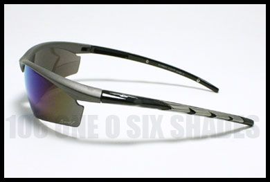 RUNNING Sunglasses Outdoor Sports Blue Lens GRAY Golf  