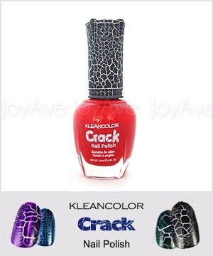   LOT 7 New Kleancolor Crack Crackle Shatter Nail Polish   0.5oz