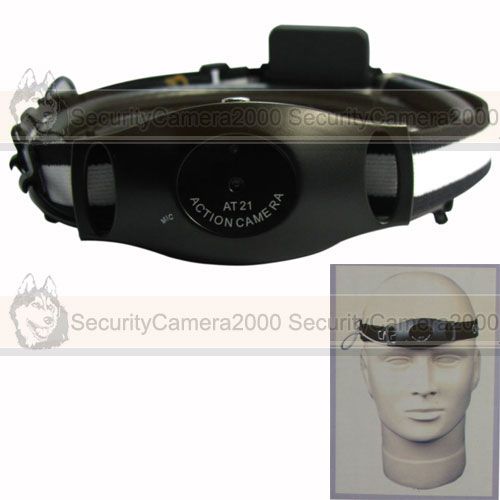 Headset Shape Helmet Belt Video Camera for Sport  