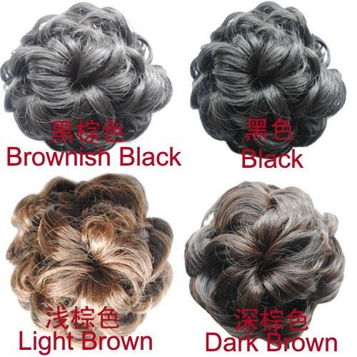   Wavy Hair Bun Rubber Band Extension HOT Sell  P 9  