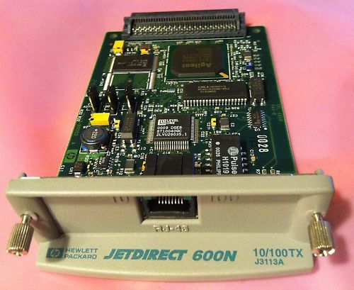 HP LASERJET 4100T 4100N 4100TN JETDIRECT NETWORK CARD  