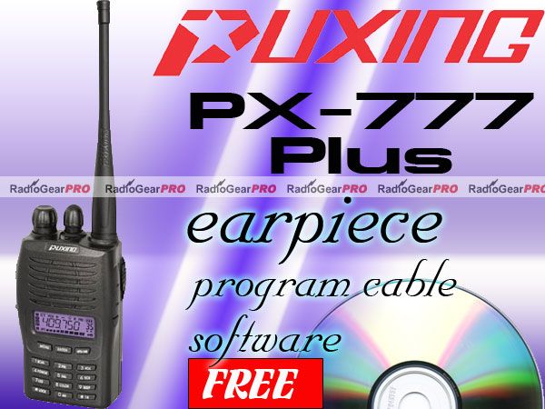 Puxing PX 777 PLUS VHF handheld radio programming cable  