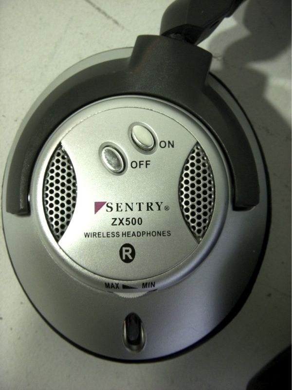 Sentry ZX500 Cordless Wireless Stereo Headphones  