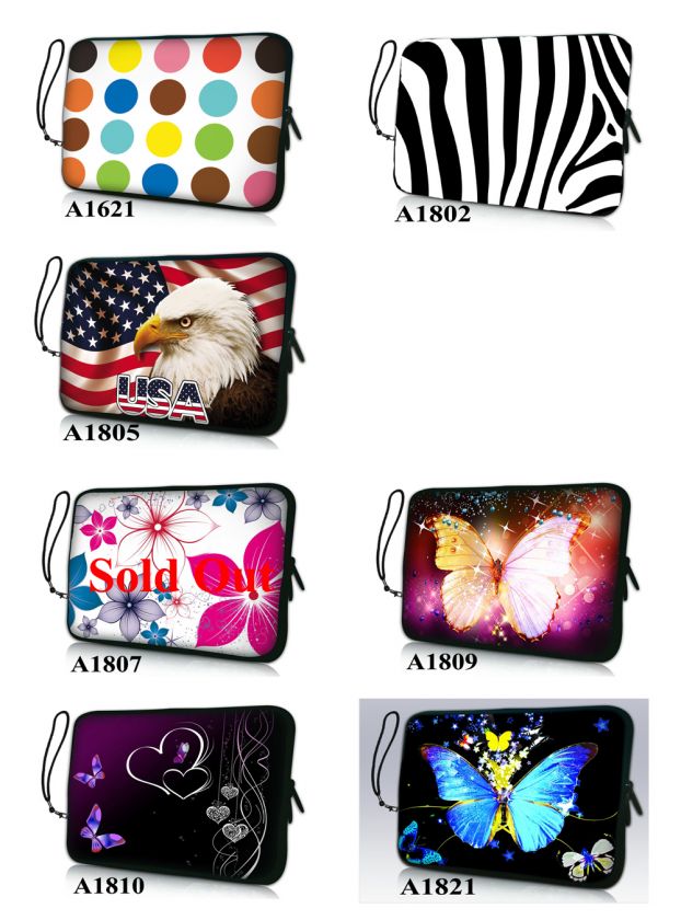 Custom Design 100 pcs Mini Laptop Sleeve Case A  