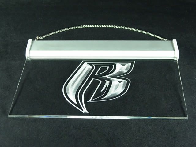 J935B LED Sign Ruff Ryders Bar Pub Light Sign  