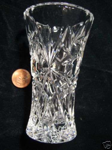 Lenox Lead Crystal Star Vase with Certification  
