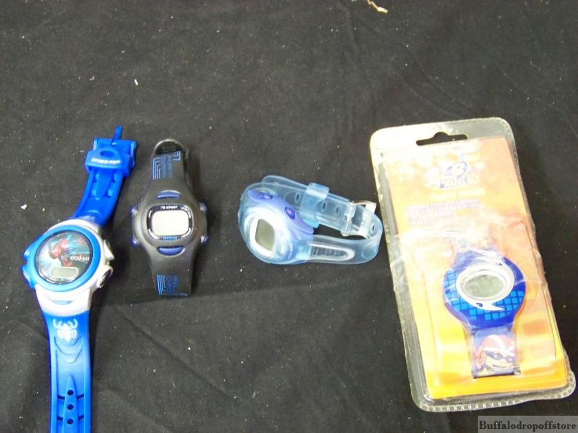 Childrens Digital Watches Plastic, Spiderman Boys  