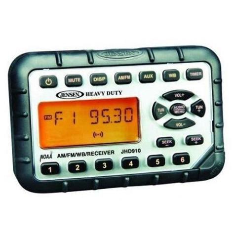 Jensen JHD910 ATV, Tractor, Motorcycle AM/FM/WB Radio  