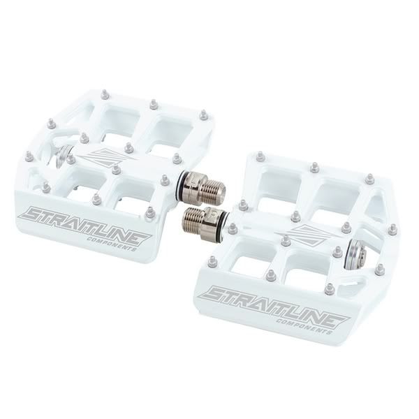   16 White Fixie Mountain Bike MTB Bicycle Pedals 844308000627  