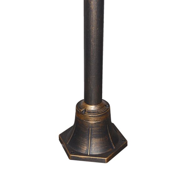 Golden Black Outdoor Post Light Lighitng, OT0047 PL 3  