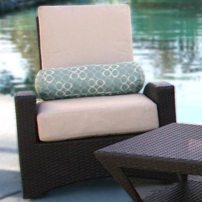 OUTDOOR WICKER PATIO FURNITURE 6 PCS DEEP SEATING SET SUNBRELLA FABRIC 