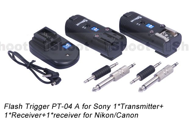 Wireless Radio Flash Trigger✚2R►SONY Nikon Canon Pentax  