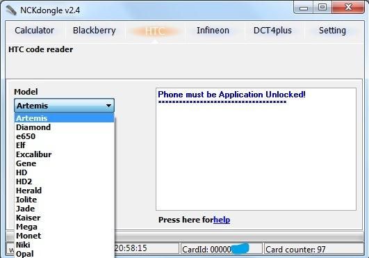 NCK Dongle   Standalone Unlocking Tool for Blackberry Alcatel ZTE 