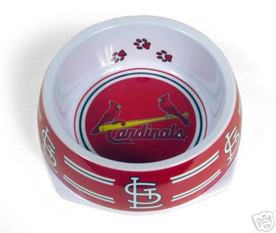 MLB St. Louis Cardinals Dog Snack Bowl SMALL 3 Cups  