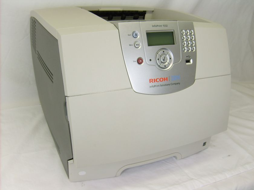 IBM Ricoh InfoPrint 1532N Laser Printer 4536 N01 39V0153 Refurb Warr 