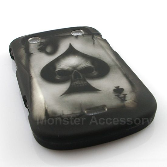 Ace Skull Hard Case Cover Blackberry Bold 9930 9900  