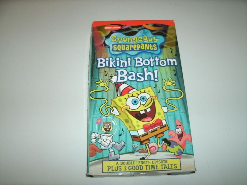 SPONGEBOB SQUAREPANTS BIKINI BOTTOM BASH on VHS on PopScreen