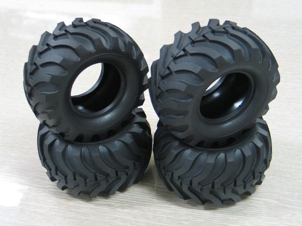 Bruiser style Tires(4) CR01 AX10 F350 HILUX Tundra  