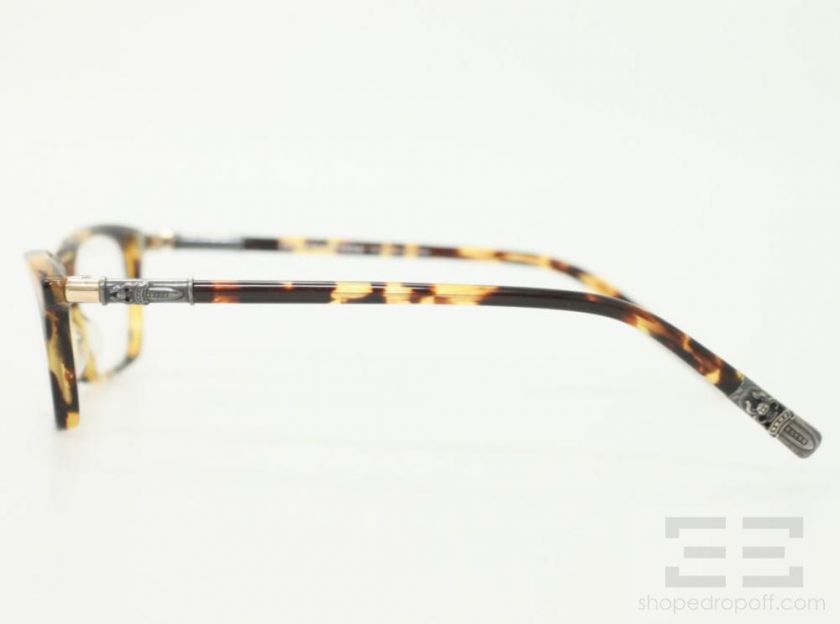 Chrome Hearts Tortoise Frame and Silver Dagger Detail Eyeglasses 