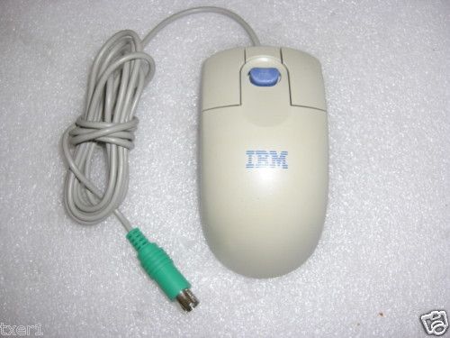 IBM MO09K 28L1865 Two Button PS/2 Mouse TESTED  