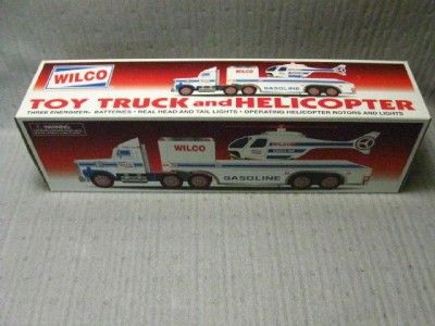 Wilco toy truck and helicopter 1996 1 / 8000 RARE FIND  