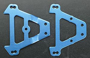 Traxxas 5323 SUMMIT REVO SLAYER BLUE ANODIZED FRONT & REAR BULKHEAD 