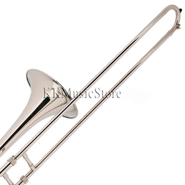 Mendini Gold/Silver School Bb Slide Trombone +$39 Tuner  