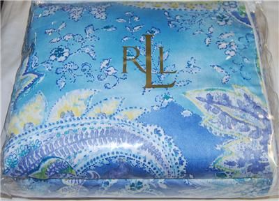 Ralph Lauren JAMAICA PAISLEY BLUE Full/ Queen Duvet New 1ST QUALITY 