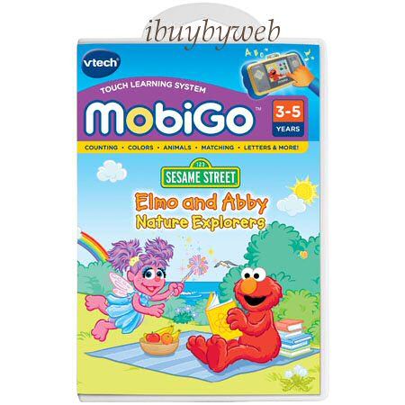 Vtech 80 251400 MobiGo Game Elmo Abby Nature Explorers  